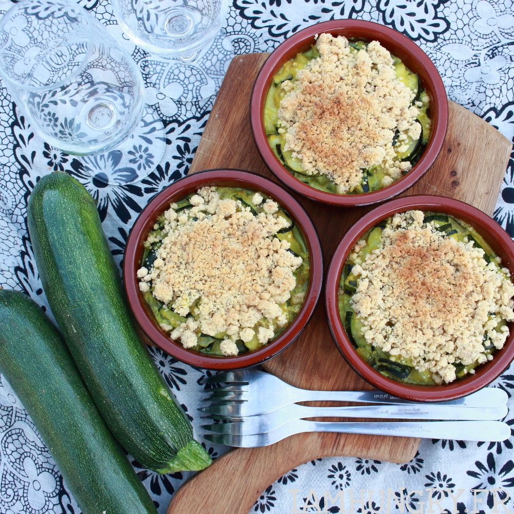 Crumble de courgettes